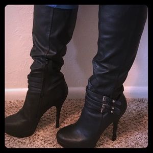 Sexy stiletto heeled  boots.